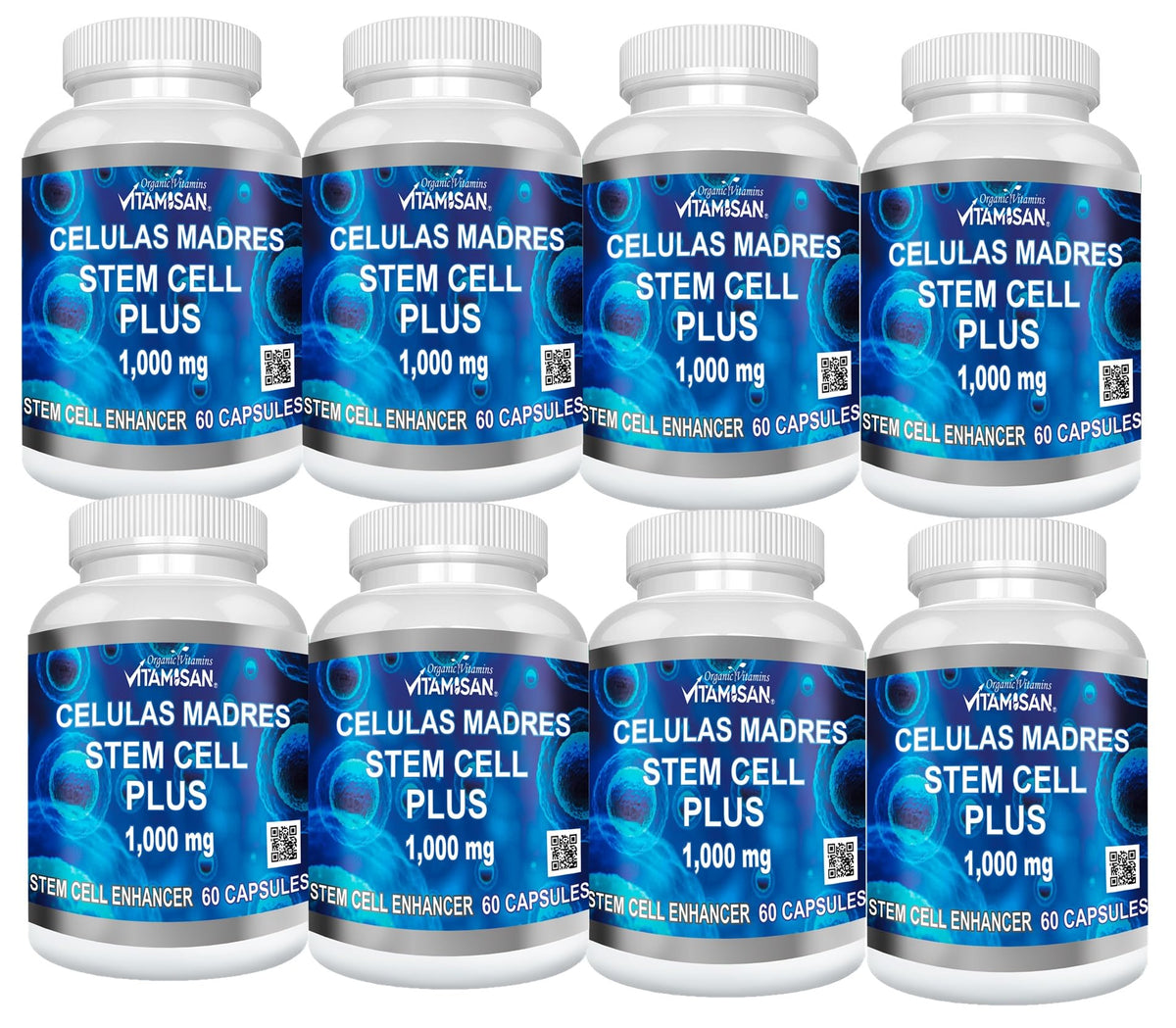 Vitamisan Celulas Madres Supplement - 8 Bottles