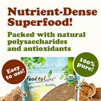 Food to Live Organic Turkey Tail Mushroom Powder