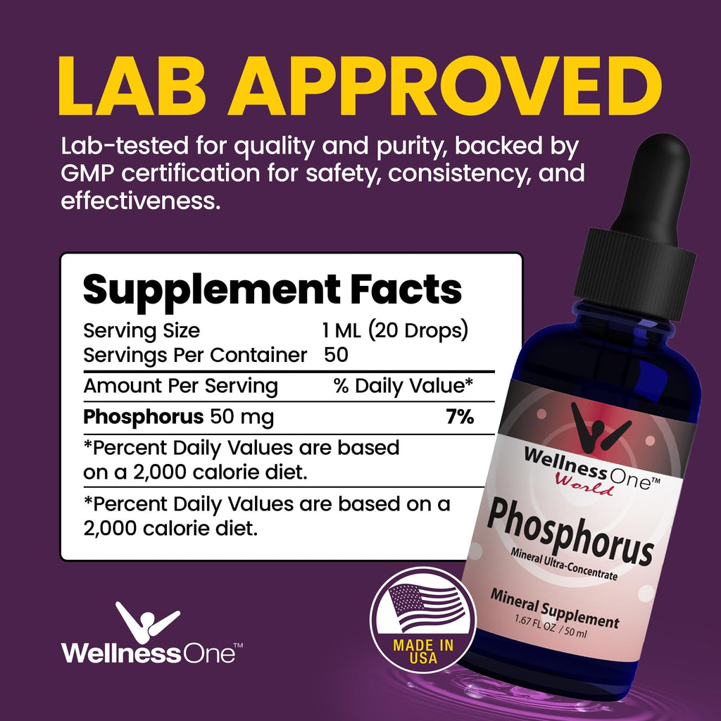 WellnessOne Ionic Phosphorus Liquid - 1.67 fl oz - image 2