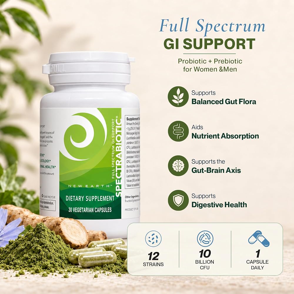 New Earth Spectrabiotic Probiotic & Prebiotic - 30 Capsules - image 5
