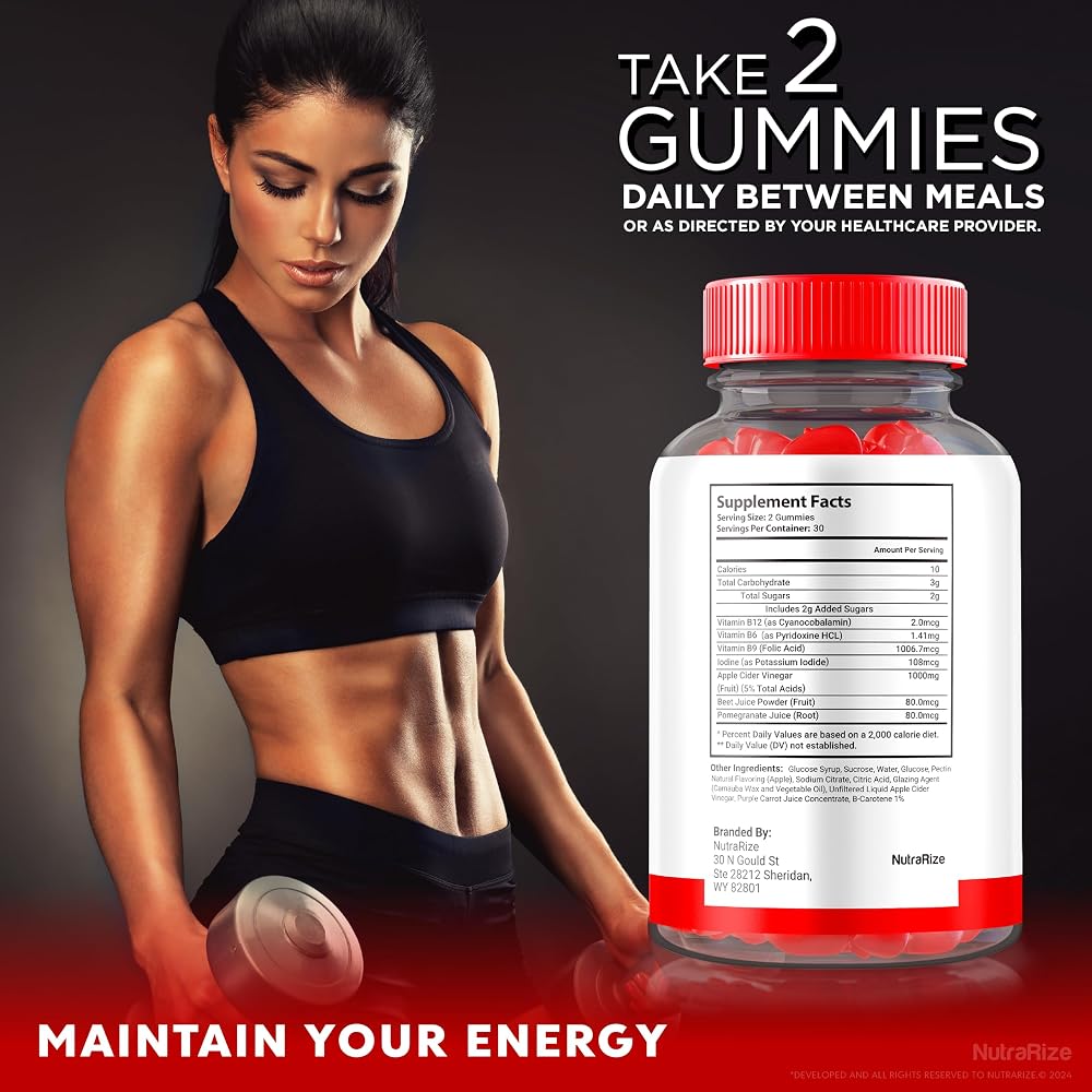 NutraRize Supra Keto ACV Gummies - 180 Gummies - image 6