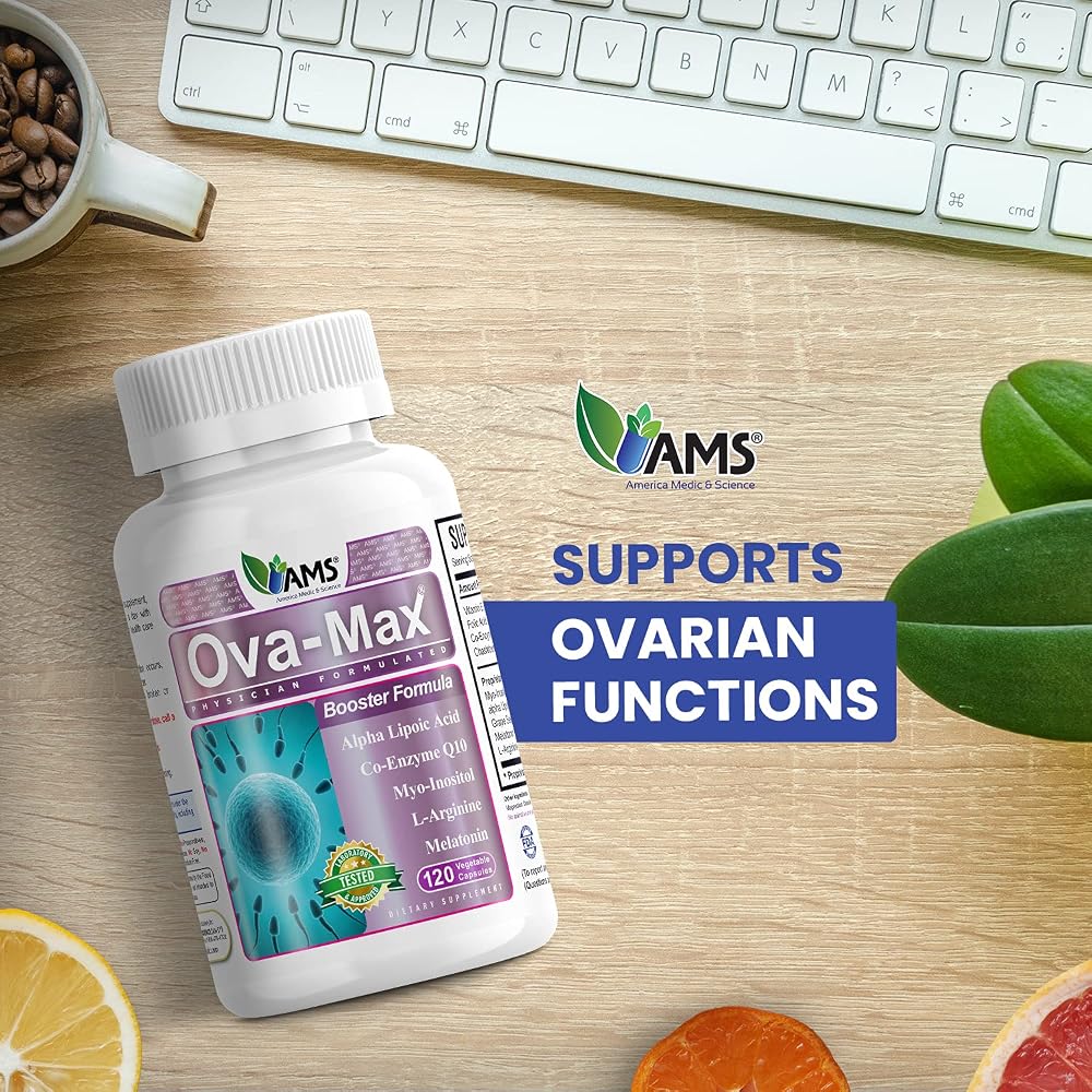 America Medic & Science OVA-Max Prenatal Vitamins - 120 Capsules - image 3