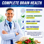 Science Force Brain Supplements for Memory & Focus - 60 Capsules - image 3