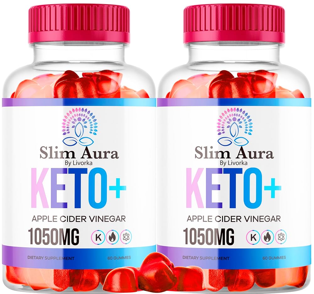 LIVORKA Slim Aura Keto ACV Gummies Apple Cider Vinegar - 120 Gummies