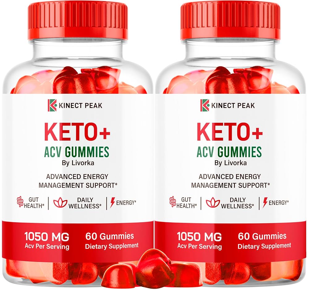 LIVORKA Kinect Peak Keto ACV Gummies - 120 Count (2 Pack)