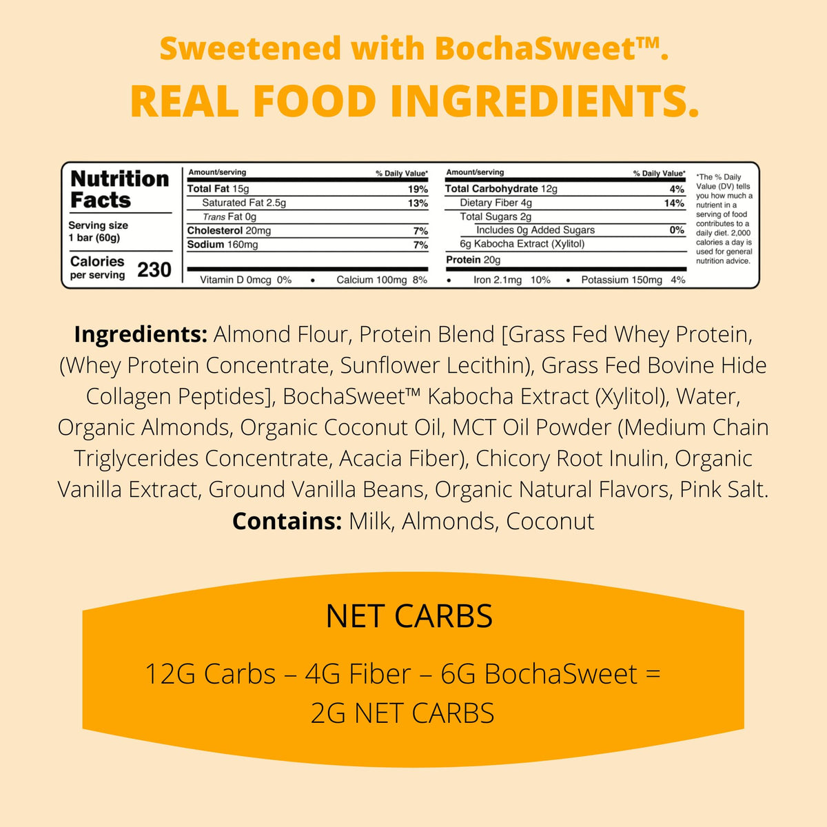 BOCHA SWEET BochaSweet Protein Bar