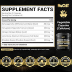 NUQIIT Ashwagandha Capsules with Fenugreek & Ginkgo - 90 Capsules - image 2