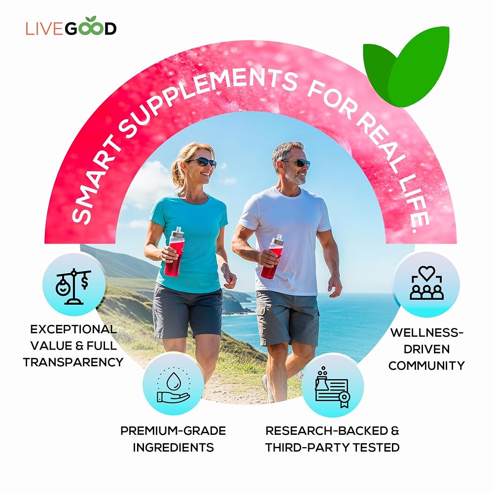 LIVEGOOD E3 Preworkout Powder with BCAA and EAAs - 30 Servings - image 8
