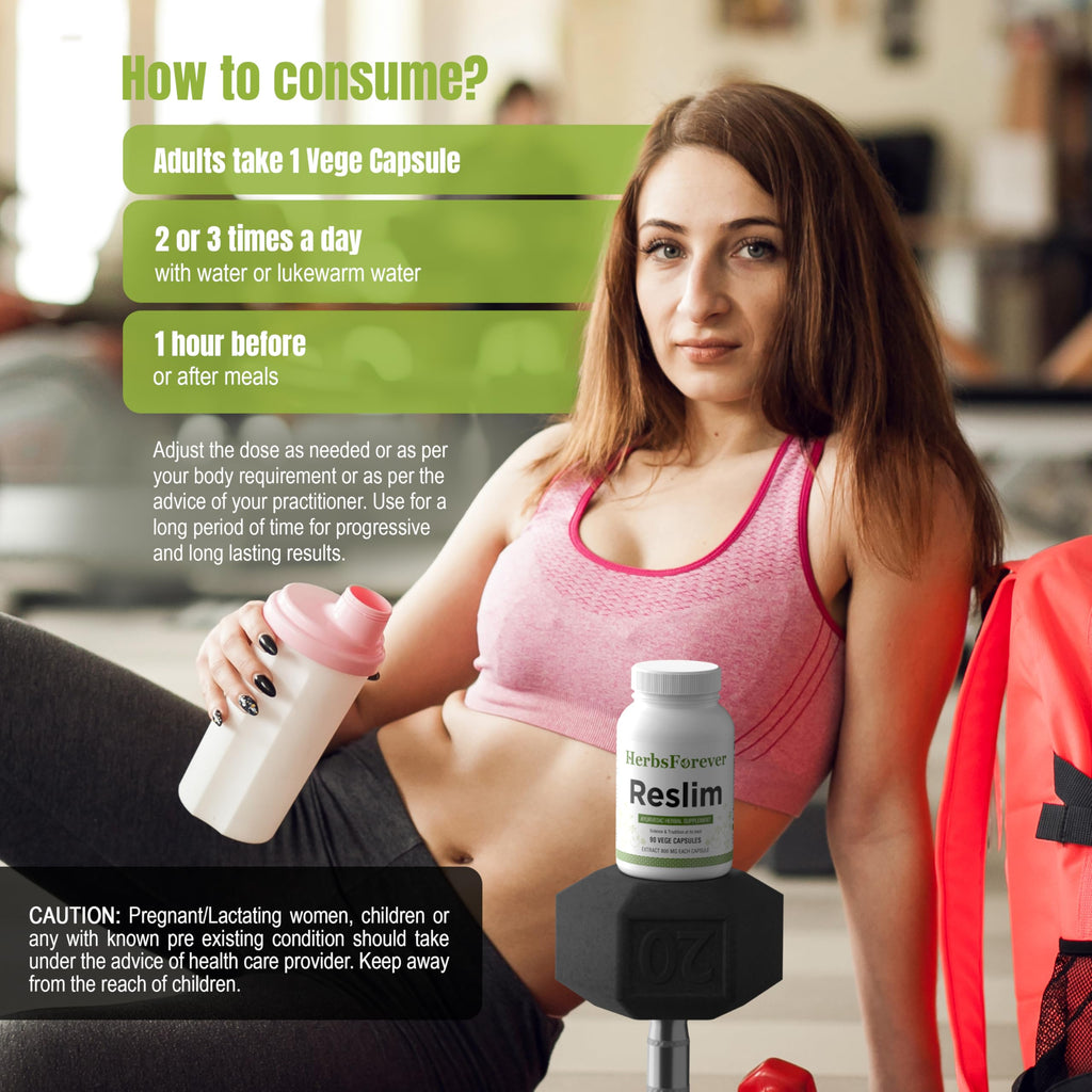 Herbsforever Reslim Ayurvedic Herbal Supplement Capsules - image 4