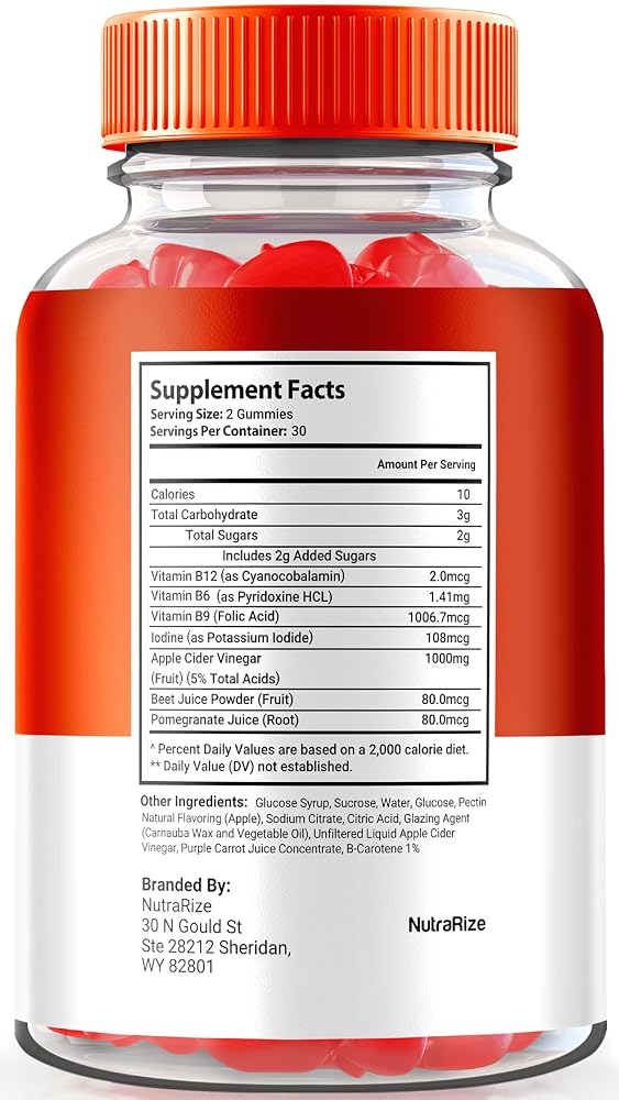 NutraRize Slimm Keto ACV Gummies for Weight Loss - 120 Gummies - image 2