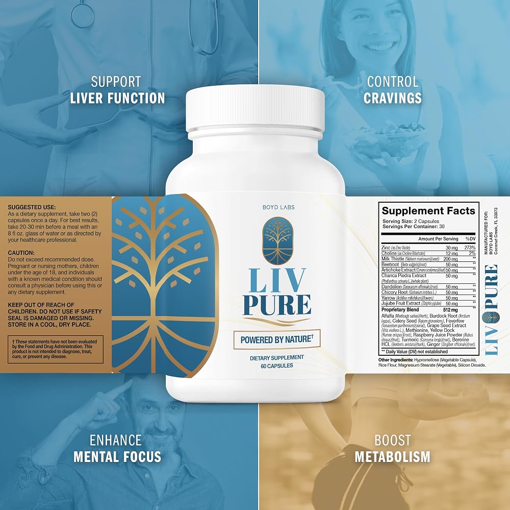 Boyd Labs Liv Pure Liver Support Supplement - 60 Capsules - image 2