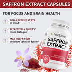 Healblend Natural Premium Saffron Extract 88.5 mg - 60 Capsules - image 4