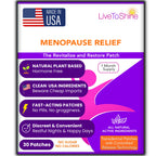 Live To Shine Menopause Relief Patch - 30 Topical Patches
