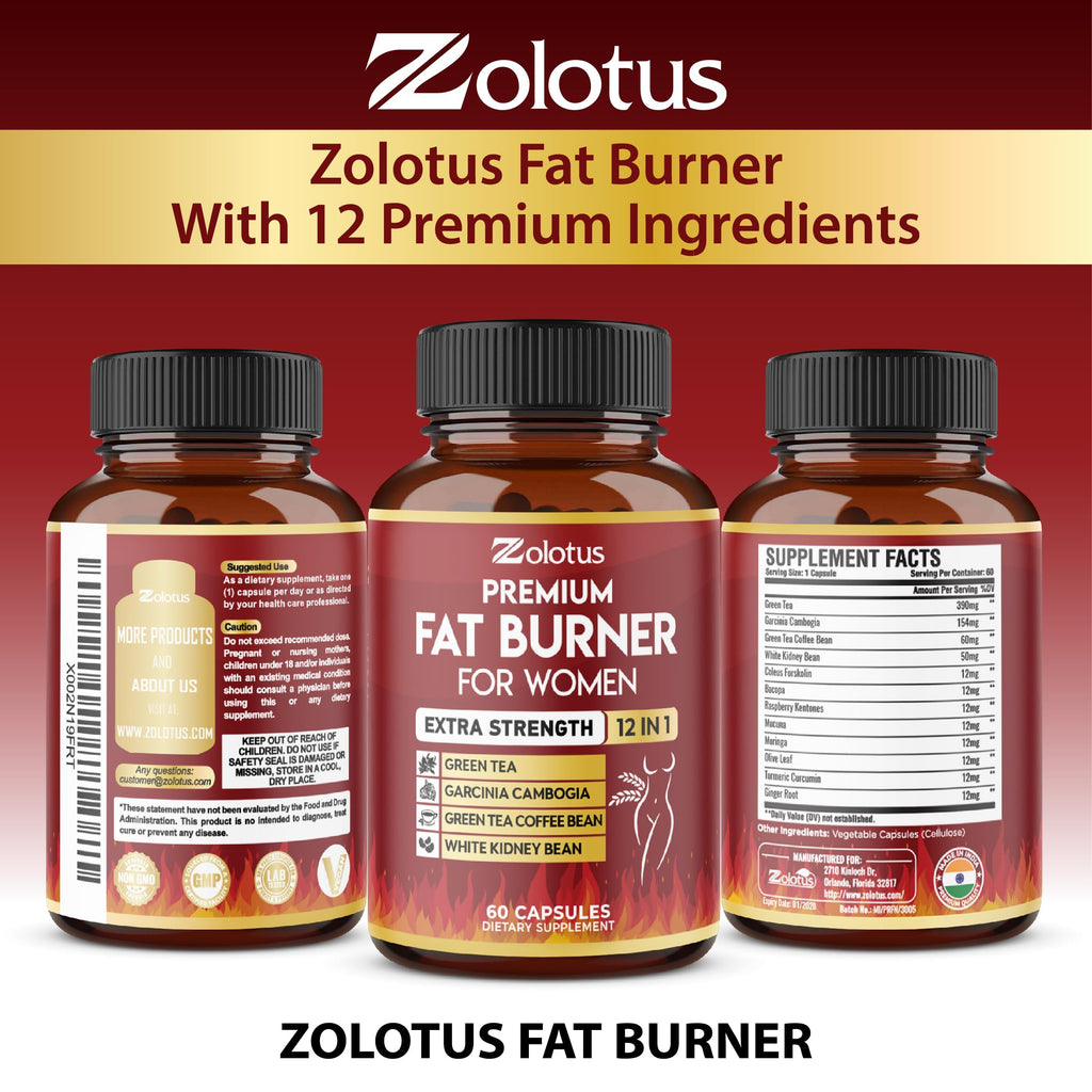 Zolotus Fat Burner Capsules for Energy - 60 Capsules - image 9