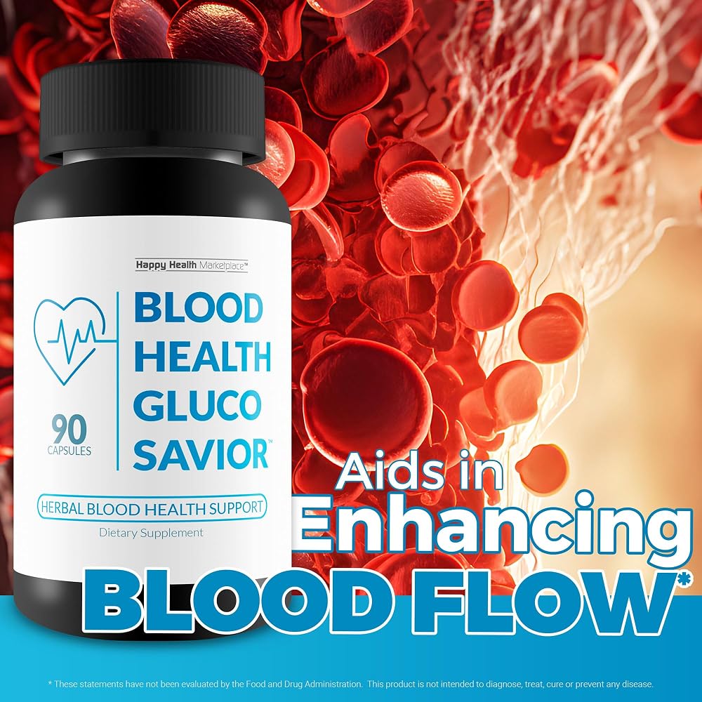 Happy Health Marketplace Blood Health Gluco Savior - 90 Capsules - image 5