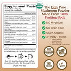 Nourishing Nutrients 10 Mushroom Supplement Powder - 60g - image 2