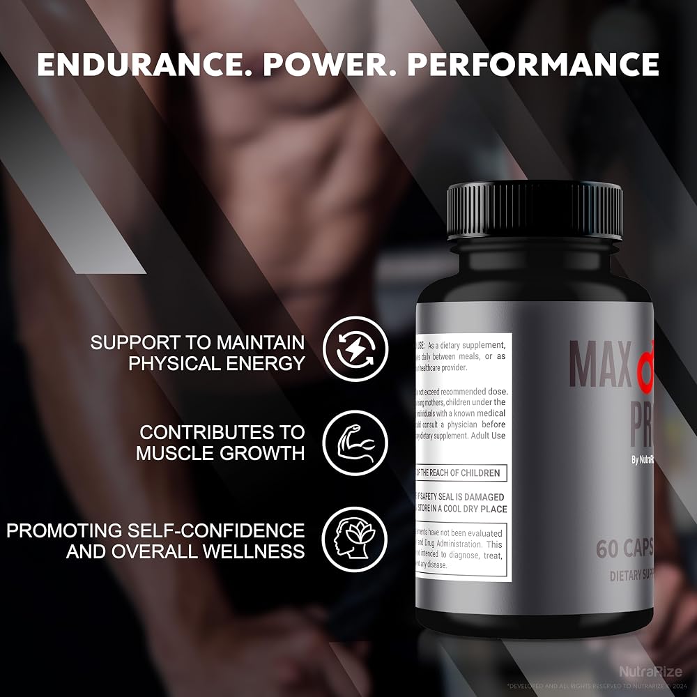 NutraRize Max Man Pro Capsules for Male Performance - 60 Capsules - image 6