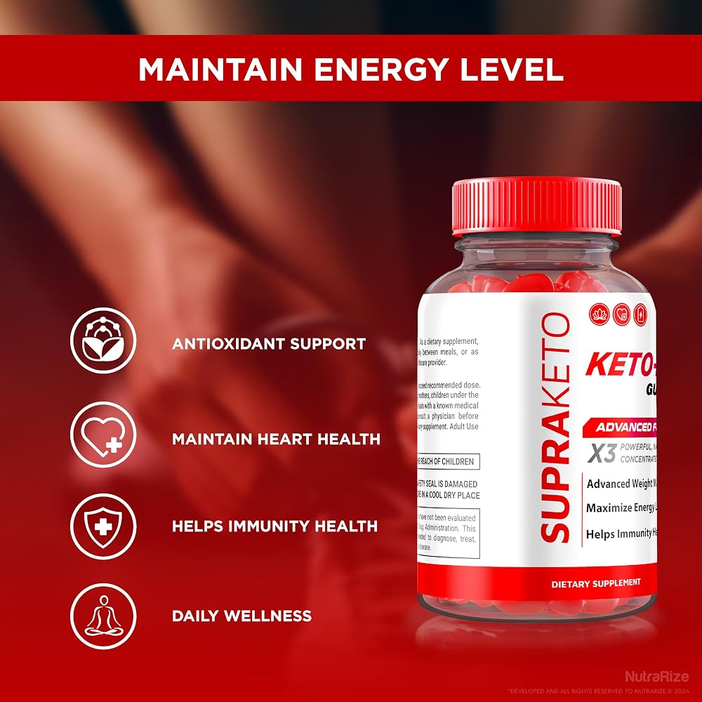 NutraRize Supra Keto ACV Gummies - 180 Gummies - image 7