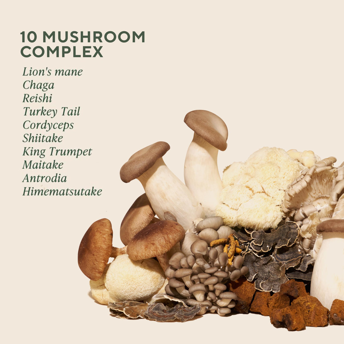 OM MUSHROOM SUPERFOOD Om Master Blend Mushroom Capsules - Organic