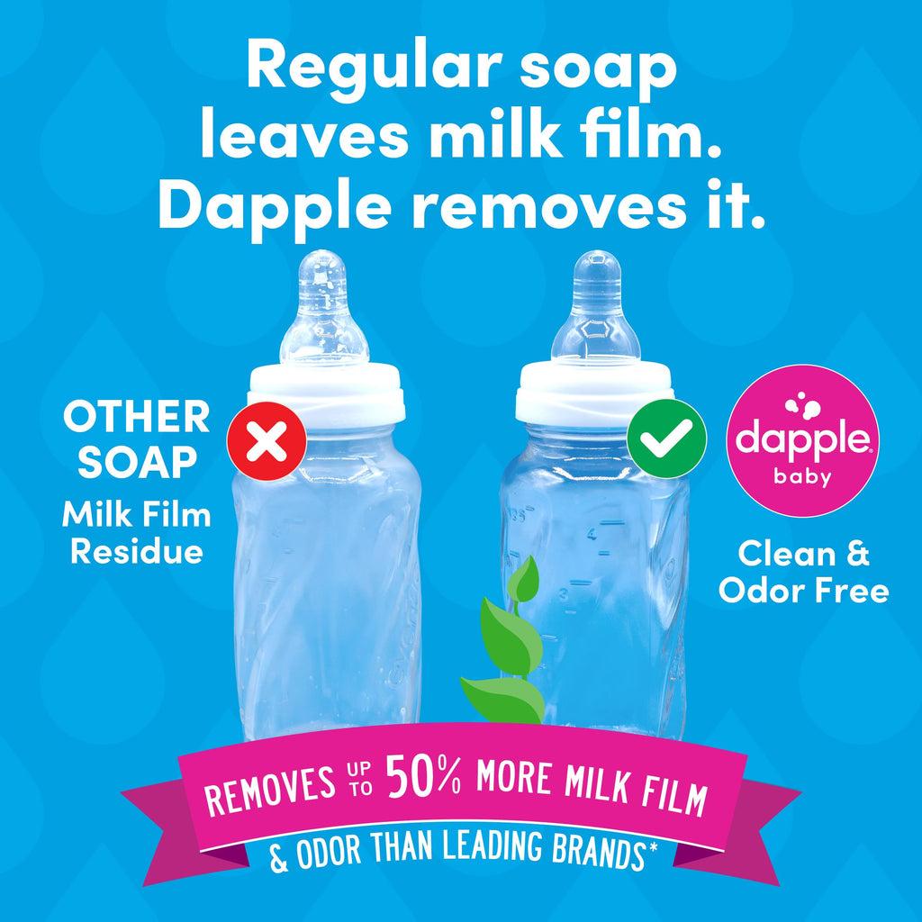 Dapple Baby Fragrance Free Bottle & Dish Soap - 3 Pack - image 2