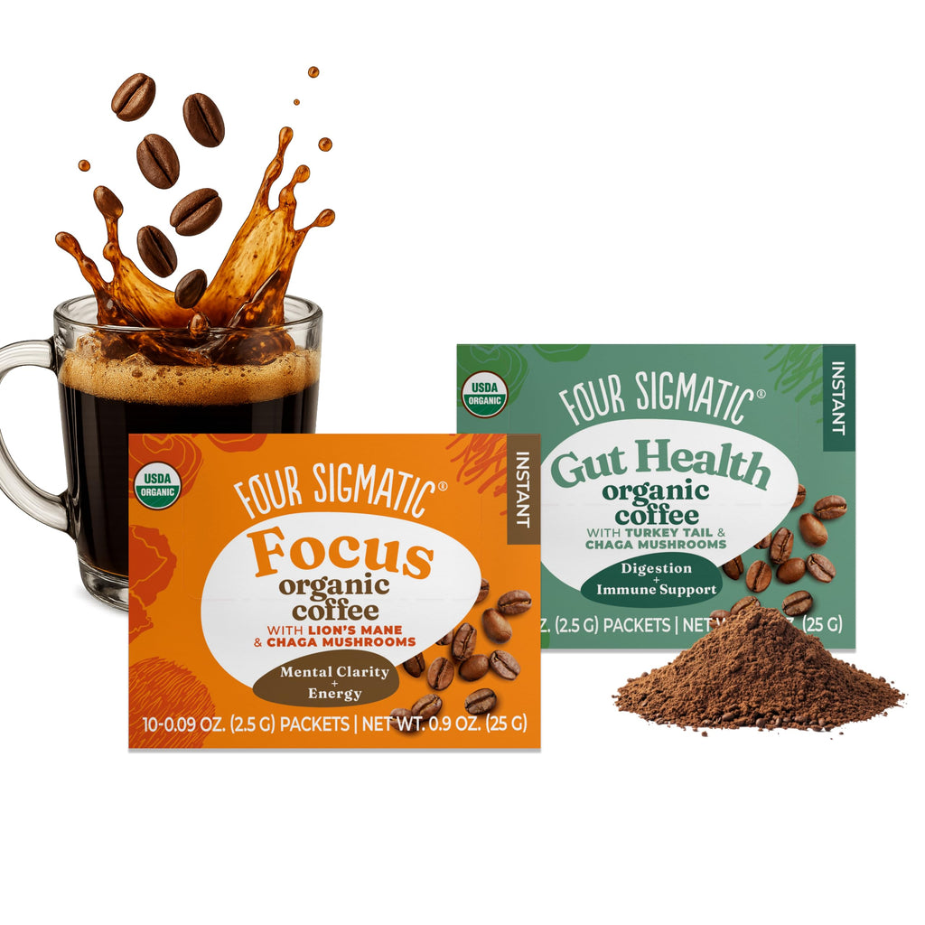 Four Sigmatic Mushroom Coffee Mix Lion's Mane, Chaga & Cordyceps