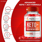 IDEAL PERFORMANCE Rapid Charge Keto ACV Gummies 1000mg - 60 Gummies - image 8