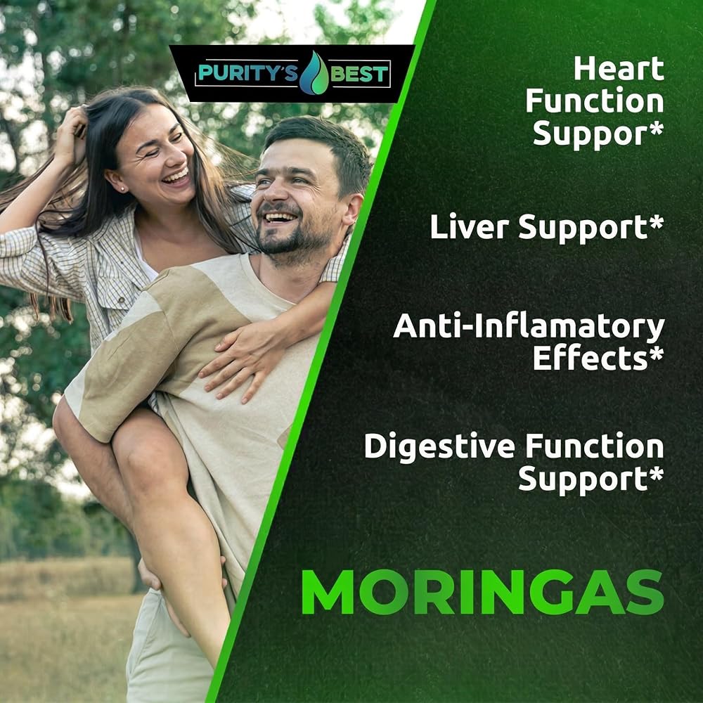 Purity's Best Moringa 50:1 Extract 300 mg - 200 Vegetarian Capsules - image 3