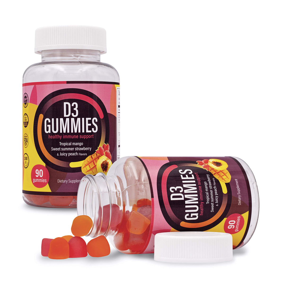 IMYOONITÉ Clean Vitamin D3 Gummies 2000 IU - 90 Gummies - image 6