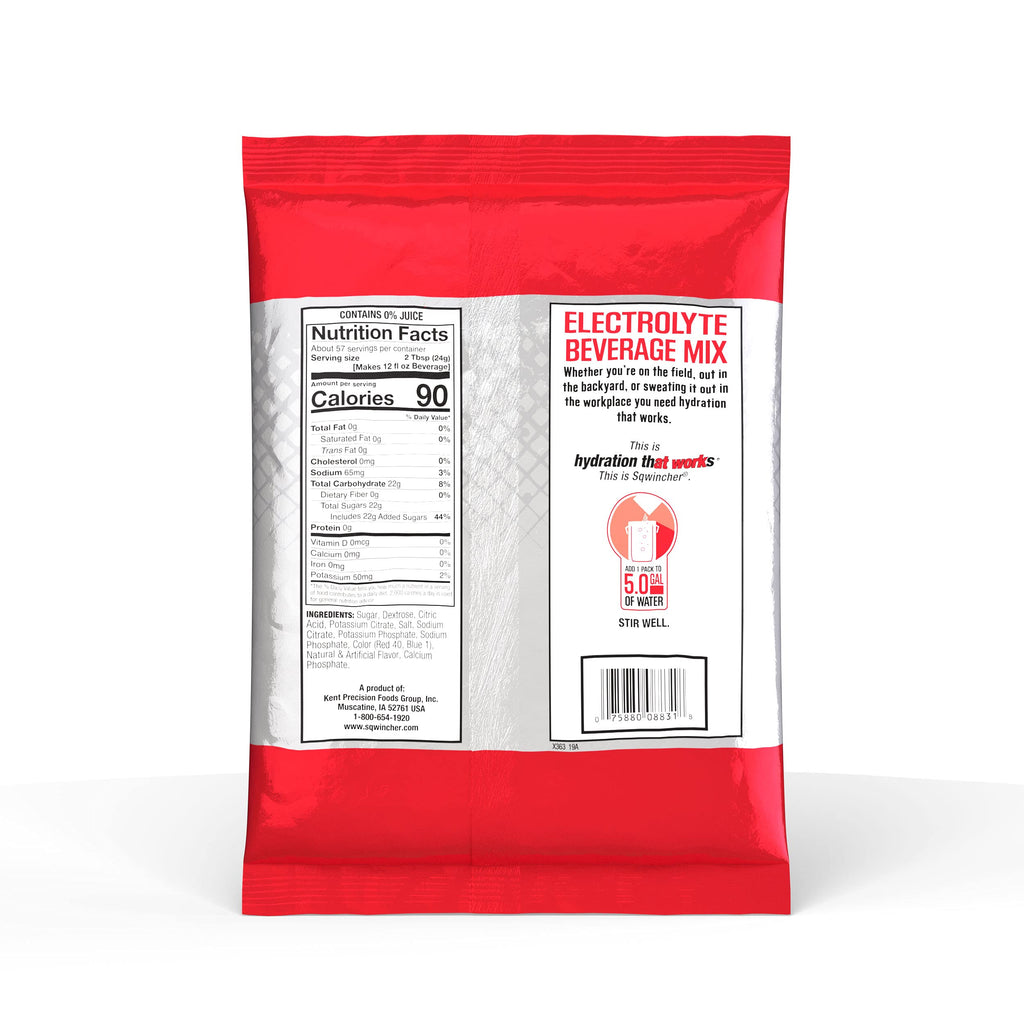 Sqwincher Electrolyte Replacement Powder Fruit Punch - 4 Packets - image 2