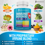 JB Wellness Co Immune Support 8 in 1 Capsules - Zinc Supplement