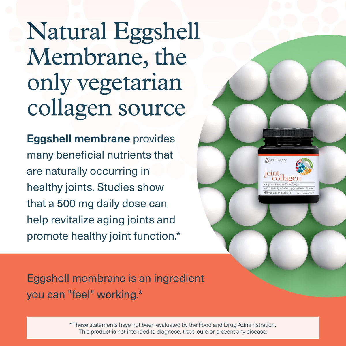 Youtheory Joint Collagen - 60 Vegetarian Capsules - image 5