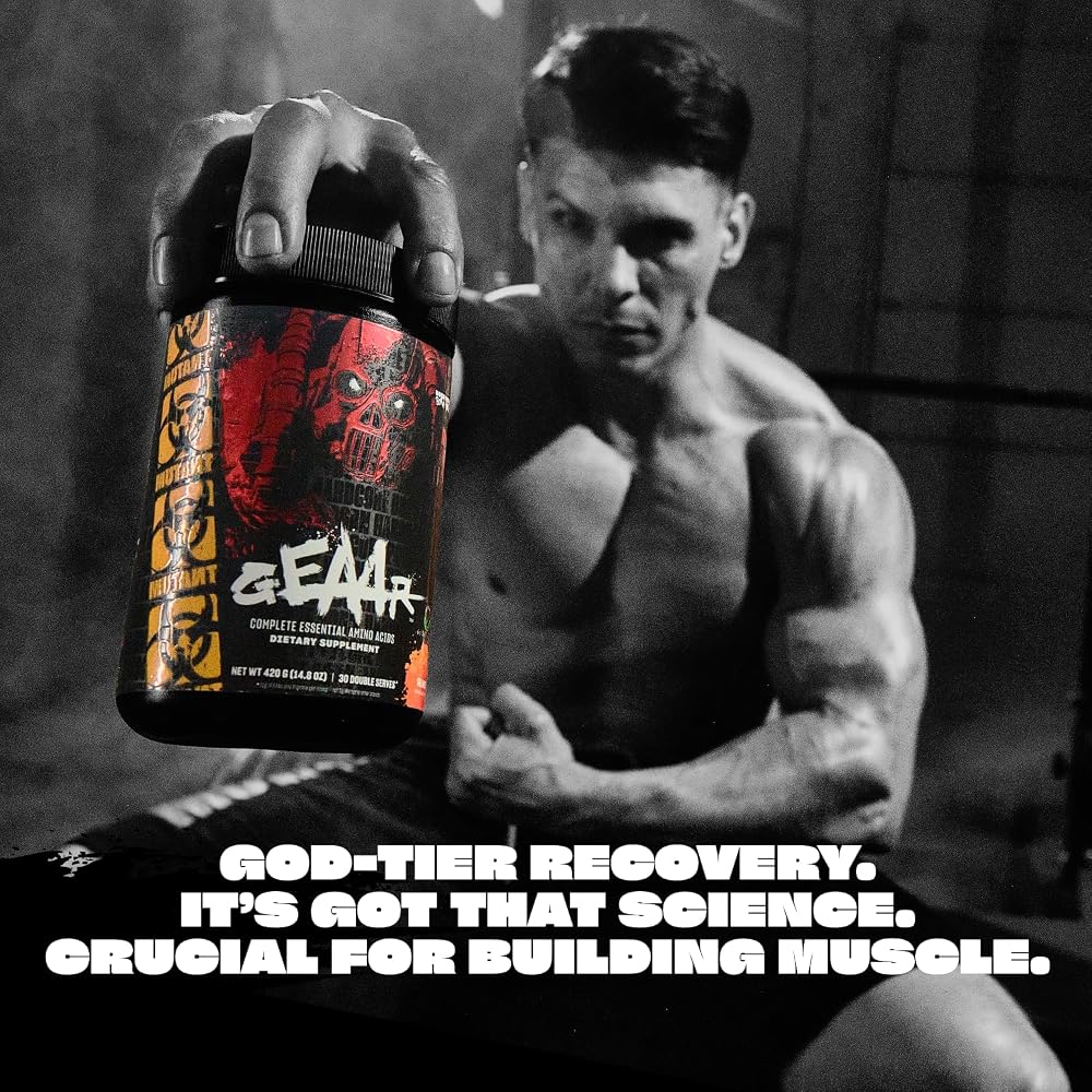 Mutant GEAAR, 10g EAAs + Arginine, Electrolytes, Vegan, 30 Servings