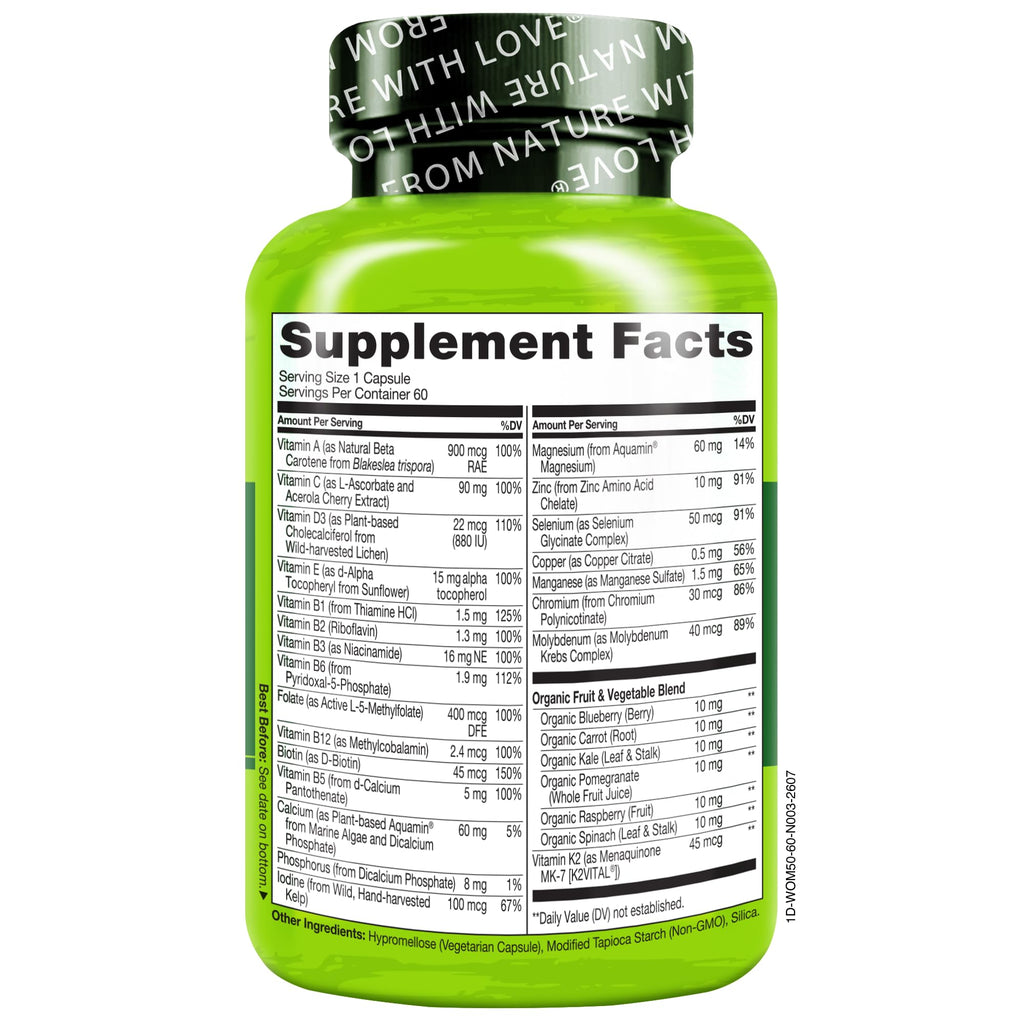 NATURELO One Daily Multivitamin for Women 50+ - 60 Capsules - image 6