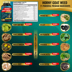 Tenmido Horny Goat Weed Extract with Ginseng & Herbs - 120 Capsules - image 3