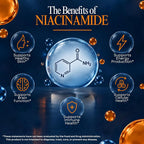 Vitamatic Niacinamide 500 mg Vitamin B3 for Energy - 240 Tablets - image 3