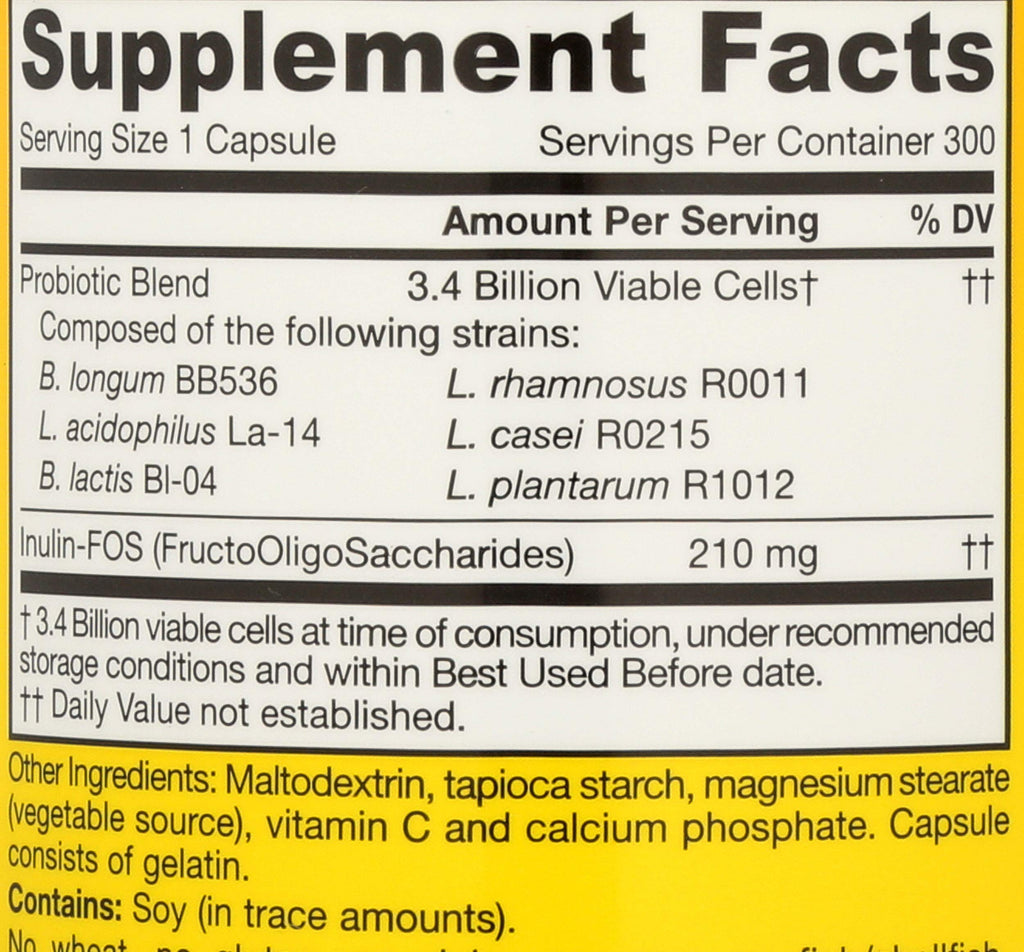 Jarrow Formulas Dophilus Plus FOS Probiotic - 300 Capsules - image 3