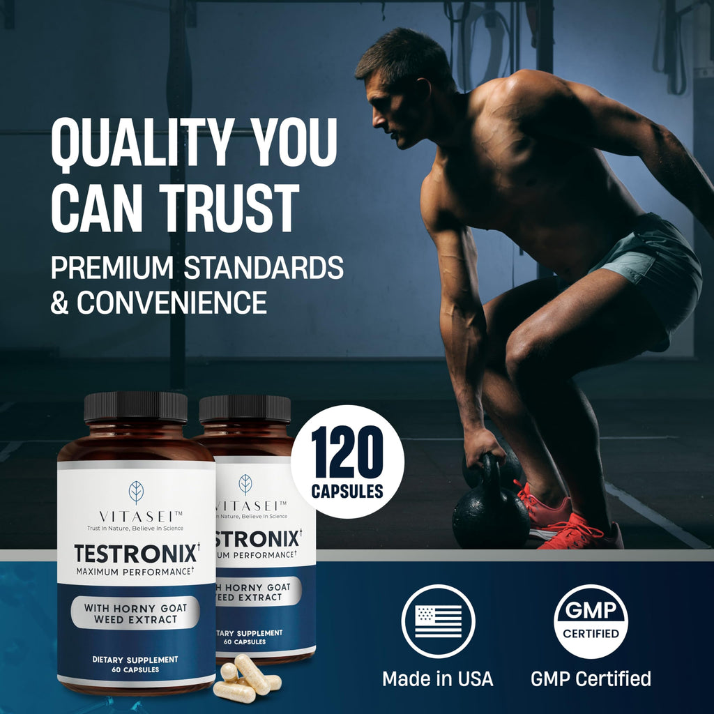 VITASEI Testronix Testosterone Booster for Men