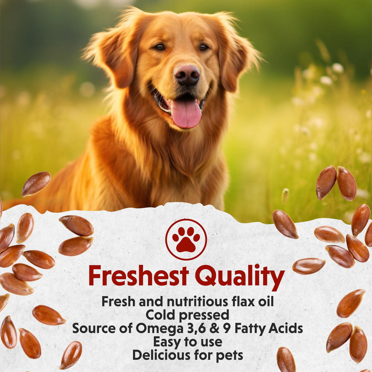Barlean's Flaxseed Oil for Animals Pet Omega-3 Supplement - 12 fl oz - image 3