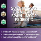 Bronson Brain + Mood Probiotic 50 Billion CFU - 60 Capsules - image 3