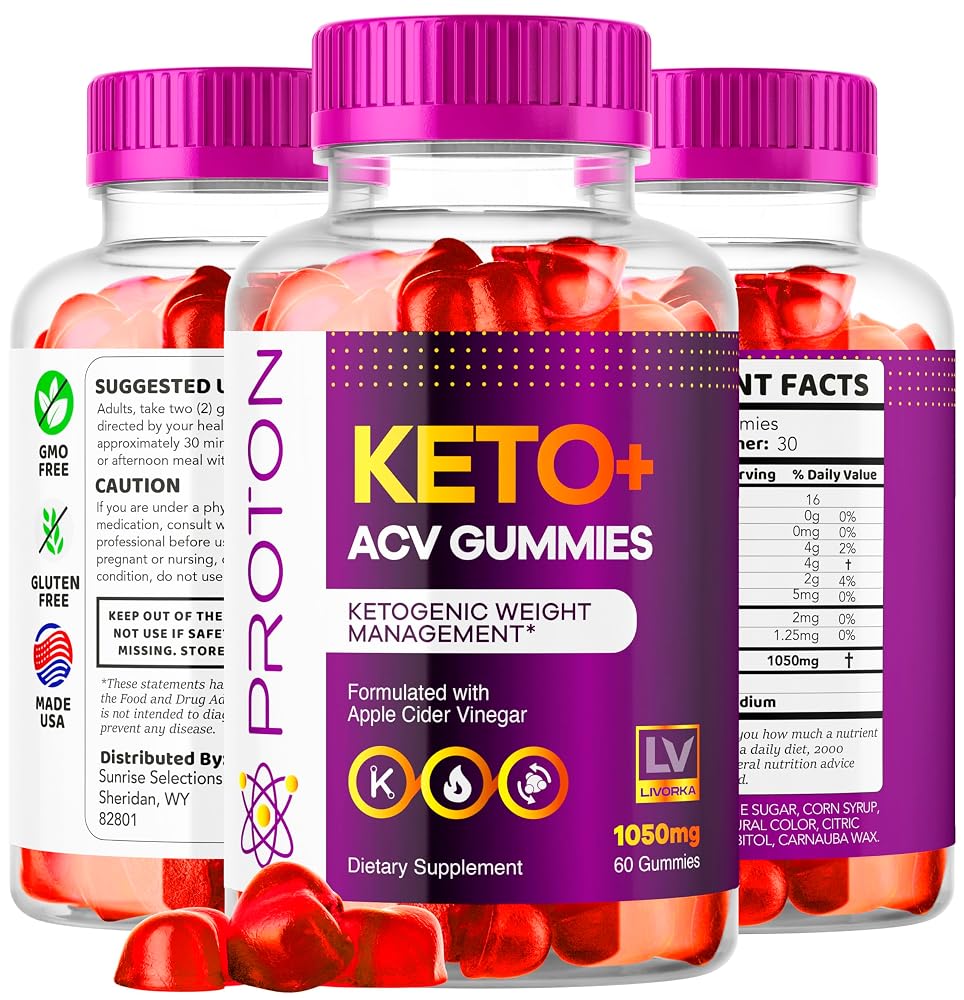 LIVORKA Proton Keto ACV Gummies Advanced Weight Loss - 300 Gummies - image 7