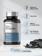 Horbäach Zinc Picolinate 100mg - 180 Capsules - image 4