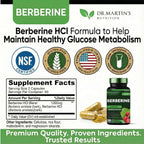 DR. MARTIN'S NUTRITION Berberine 1200mg - 120 Capsules - image 7