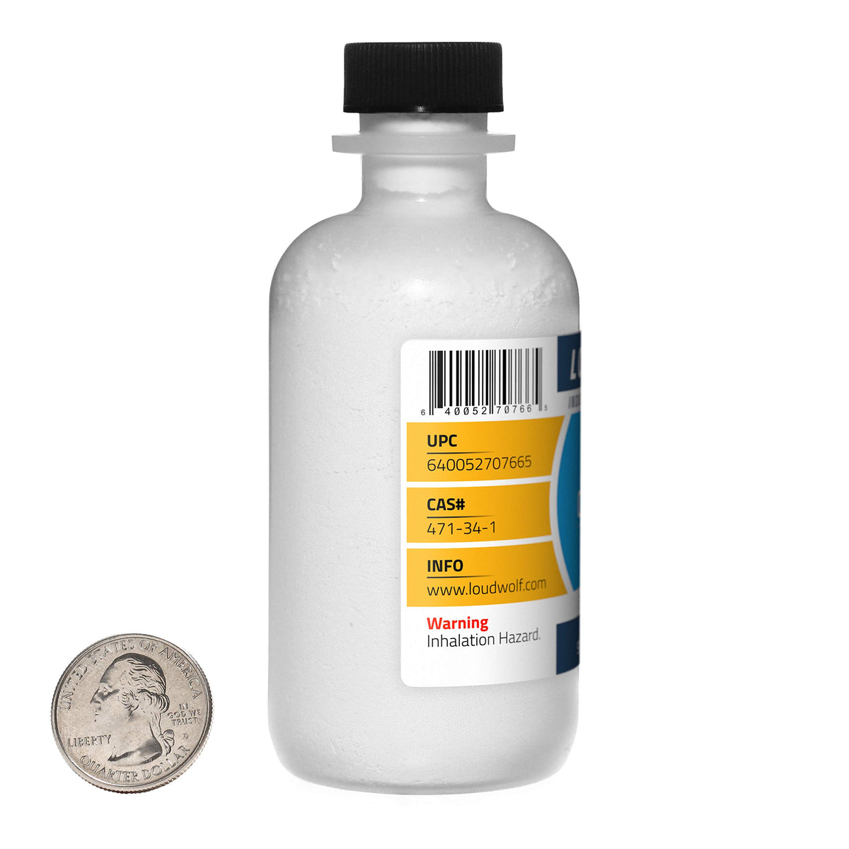 Loudwolf Calcium Carbonate / 97+% Pure Food Grade/Fine Powder/USA
