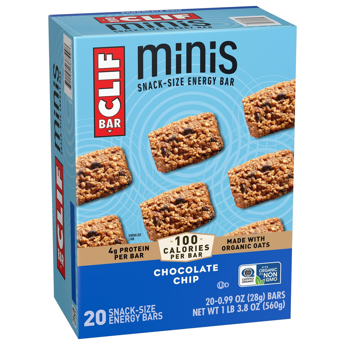 CLIF BAR Minis Snack-Size Energy Bars, Chocolate Chip