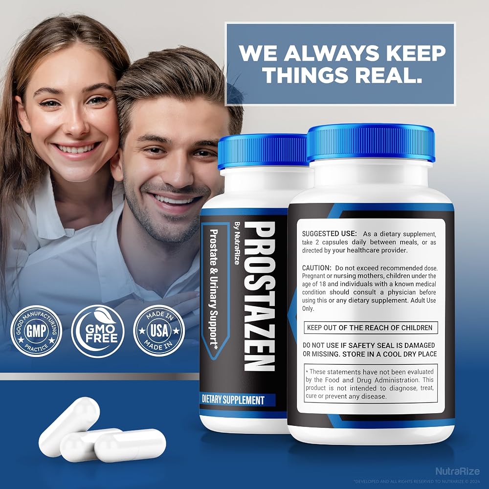 NutraRize Prostazen Capsules for Prostate Health - 60 Capsules - image 8