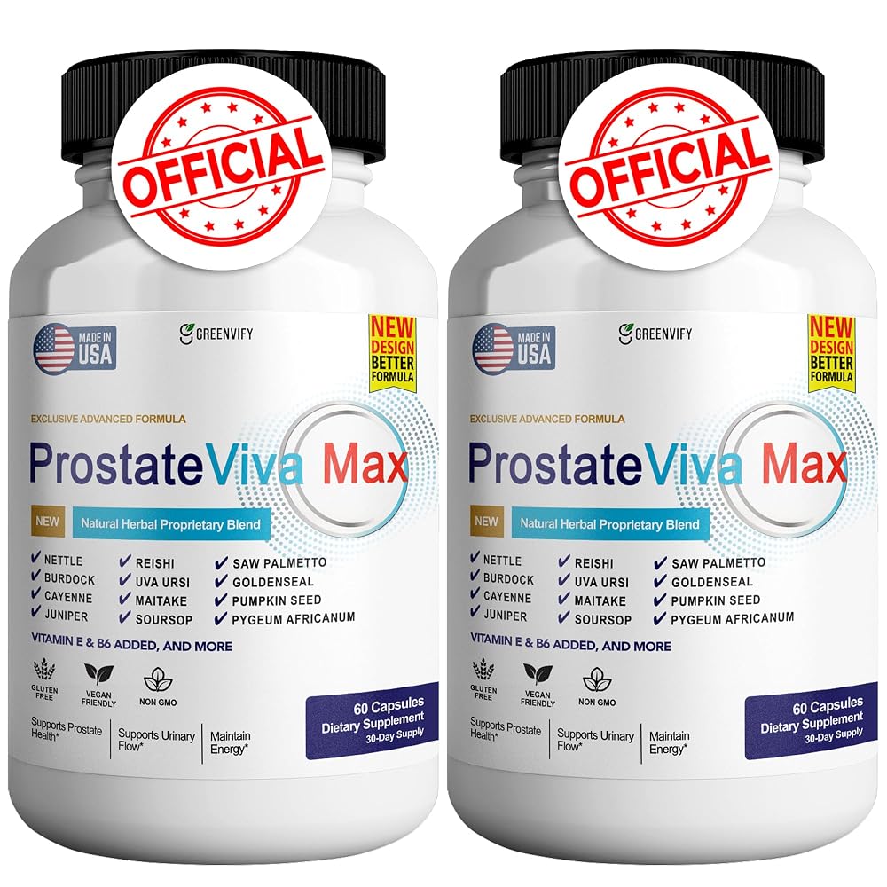 GREENVIFY ProstateViva Max Prostate Supplements for Men Capsules