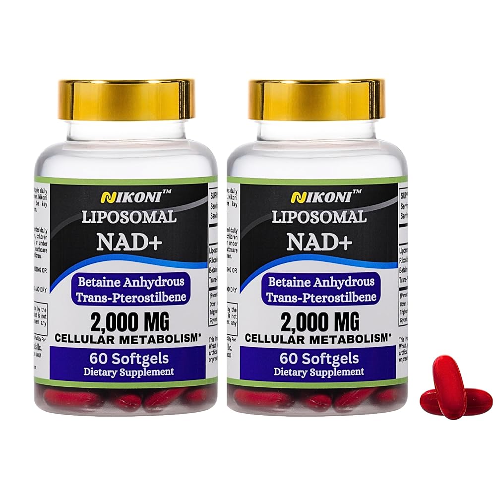 Nikoni Liposomal NAD+ 2000 mg with TMG and Pterostilbene