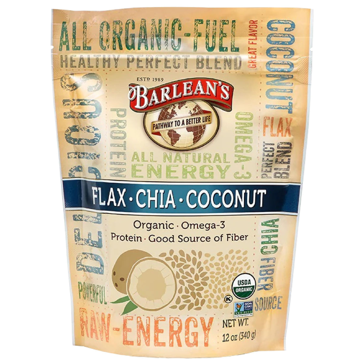 Barlean's Organic Seed Blend Non-GMO, Vegan, Gluten-free