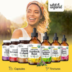 Wild & Organic Organic Burdock Root Tincture - Burdock Root Liquid