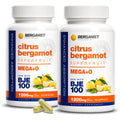 BergaMet Citrus Bergamot Supplement 1200mg - 120 Capsules